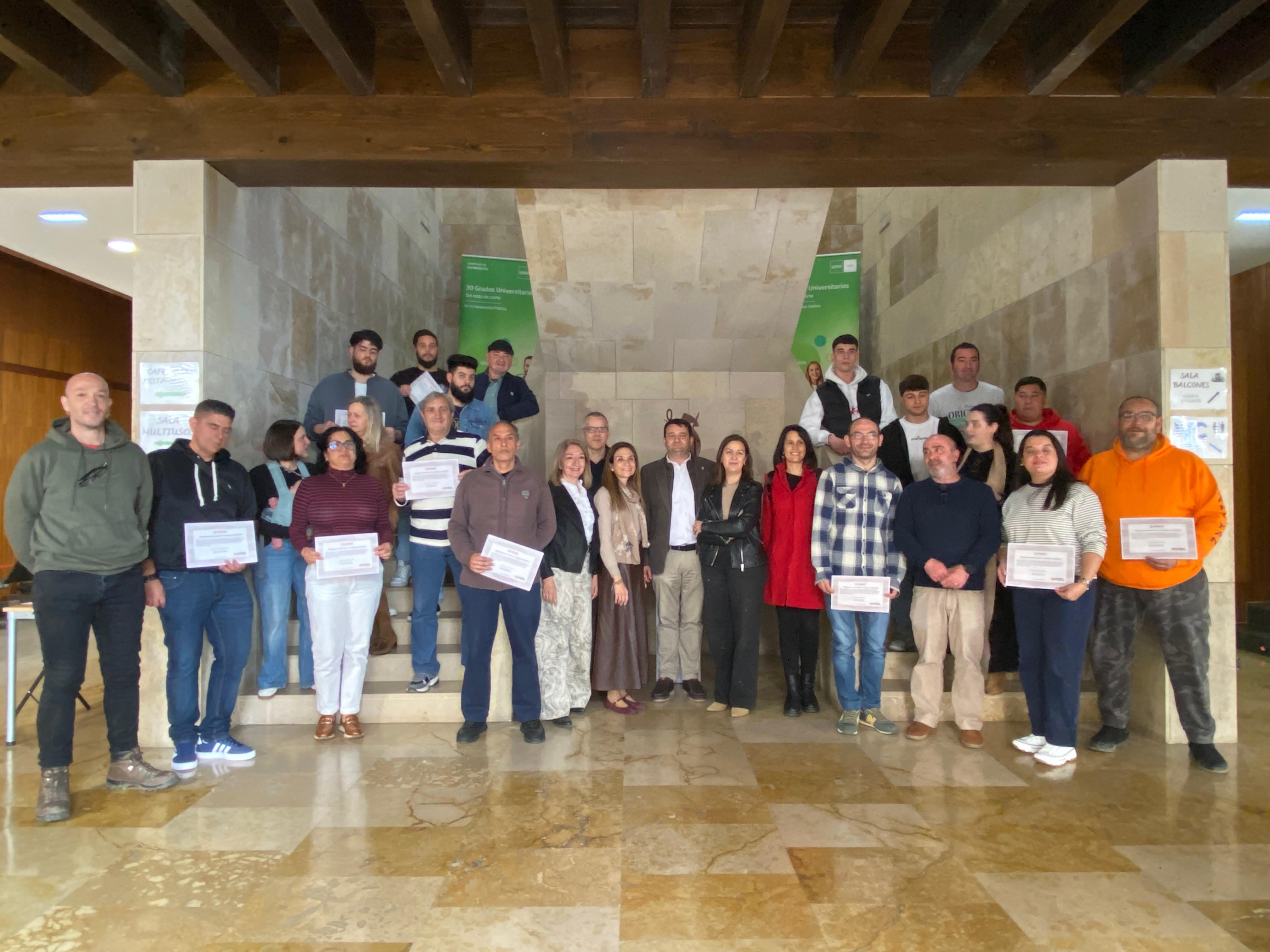 Clausura del Programa Experiencial “Alcañiz, mantenimiento de edificios III” e inicio de la cuarta edición