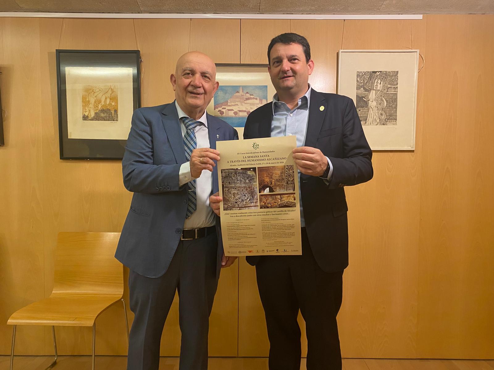 José María Maestre y Miguel Ángel Estevan. Prensa Ayto. Alcañiz.