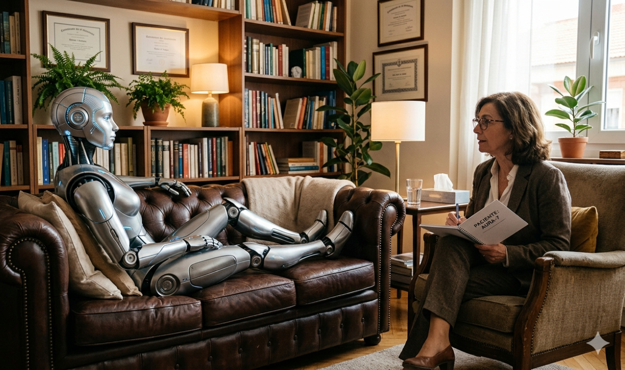 La IA en el diván./ Nano banana