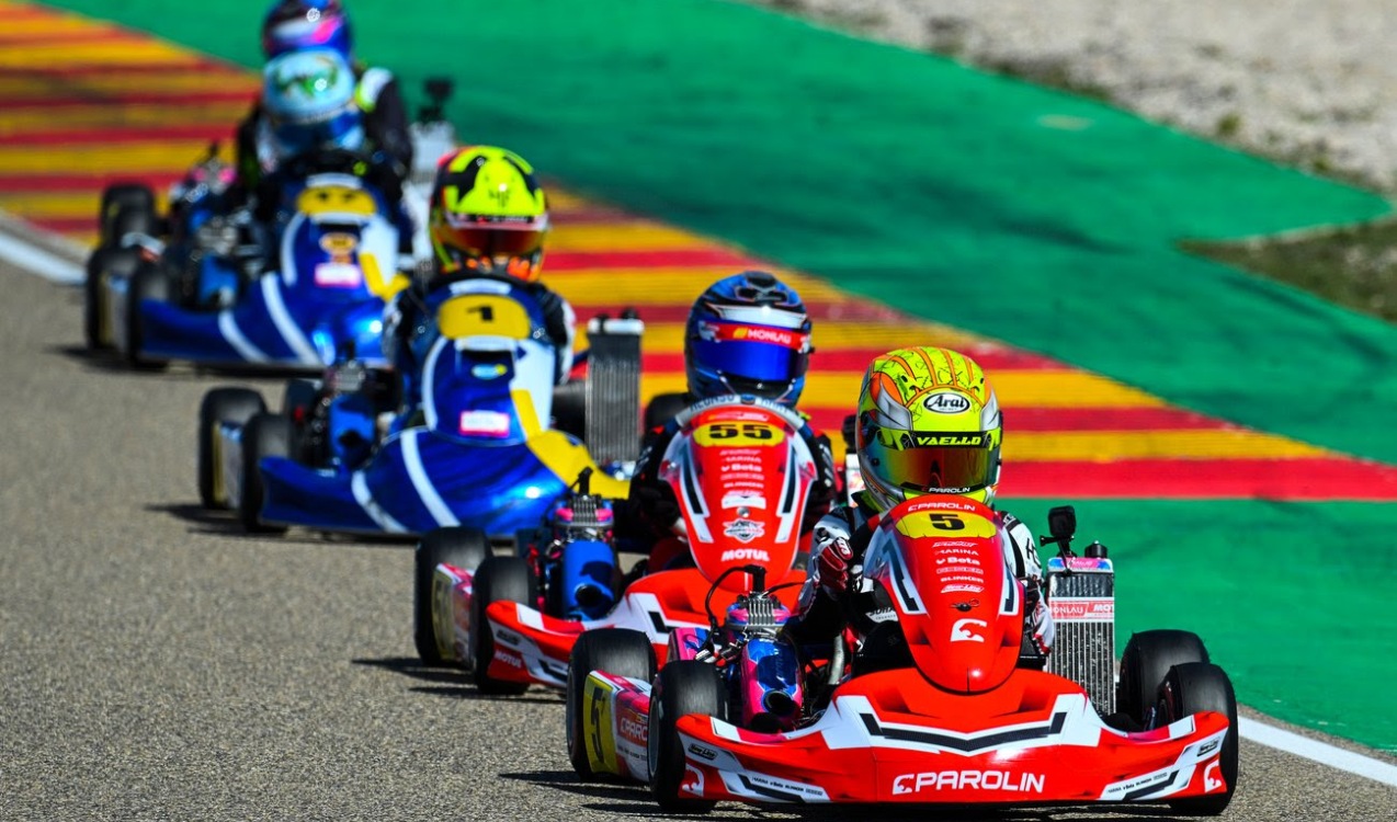 Foto archivo CVCK 2025. Circuito de Karting de Motorland Aragón./ M.A.