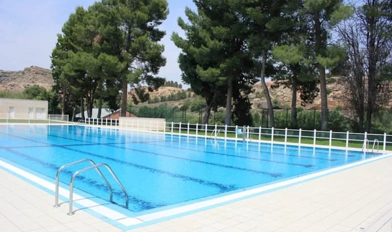 Piscina municipal de verano de Alcañiz./ Ayto. Alcañiz