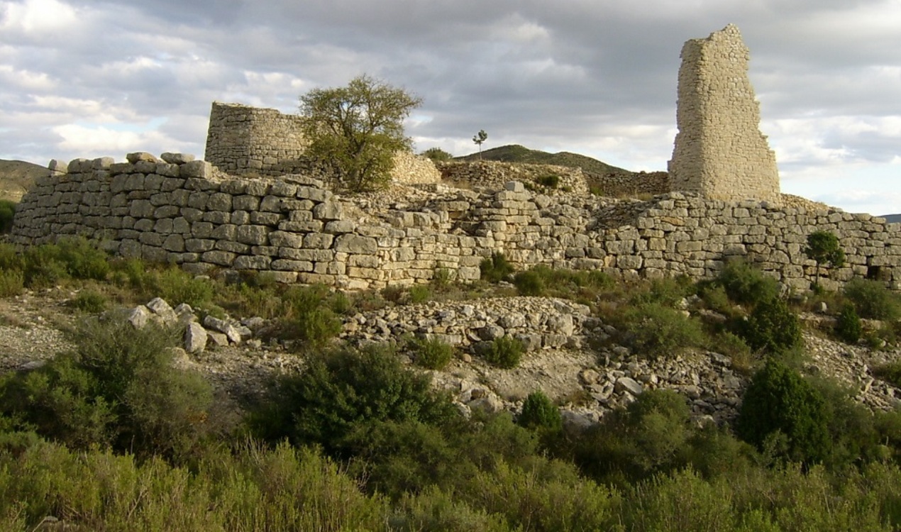 Poblado ibérico de San Pedro, en Oliete./ Turismo de Aragón