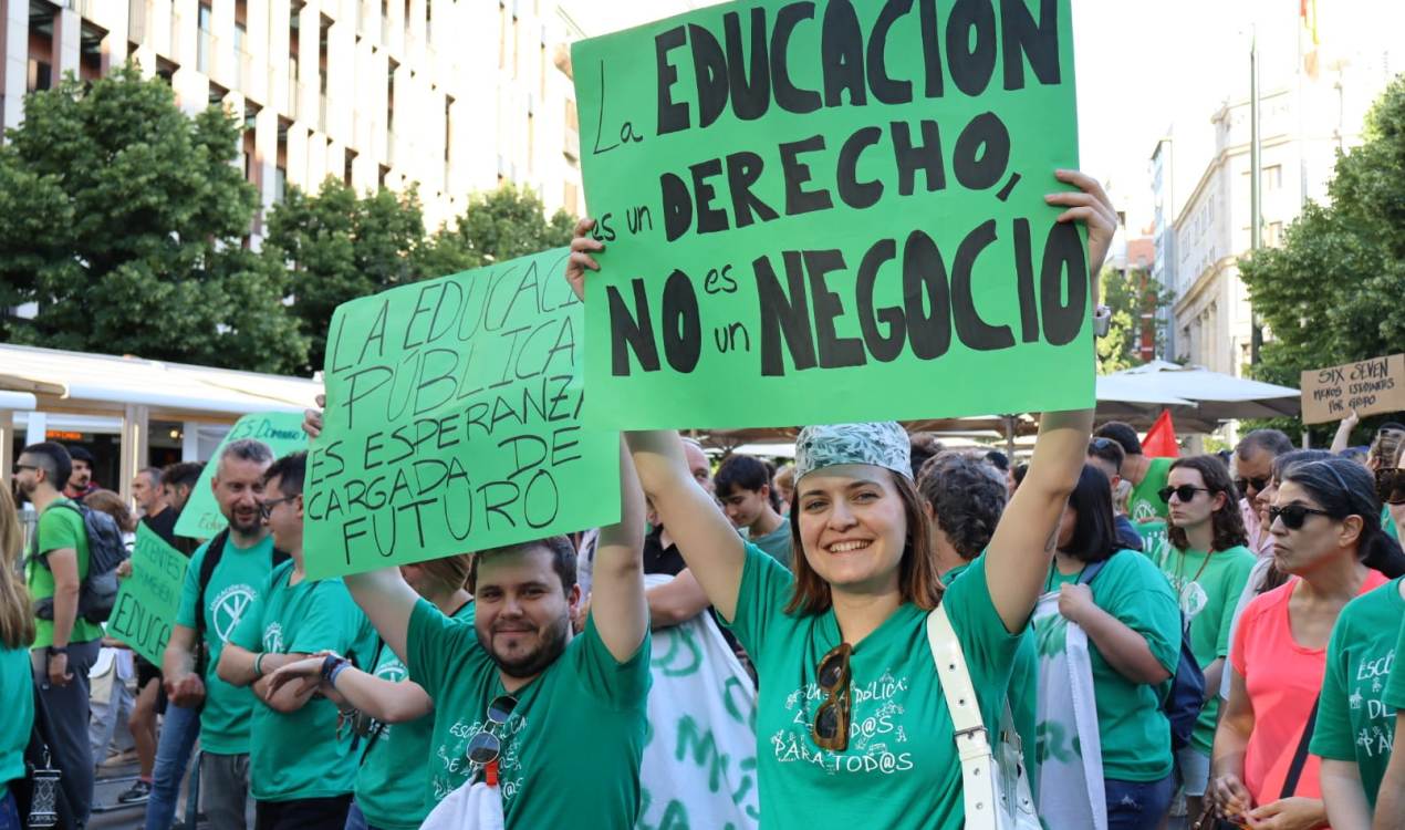 Manifestación en Zaragoza./ Daniel Isábal