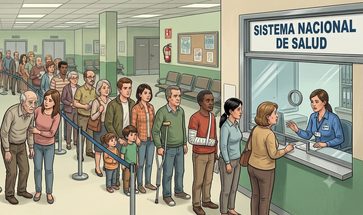 La necesidades de las personas con Alzheimer y familiares en la cola de atención sanitaria./ Google Gemini