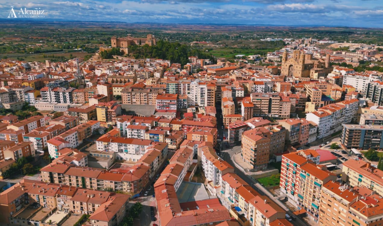 Panorámica de Alcañiz./ AYTO. ALCAÑIZ