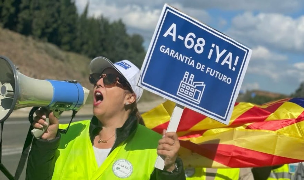 Reivindicación de la A68./ TERUEL EXISTE