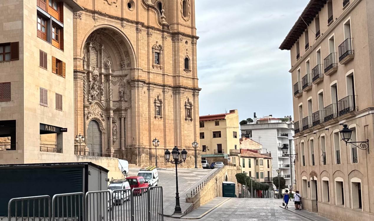 Panorámica de la Plaza España./ AYTO. ALCAÑIZ
