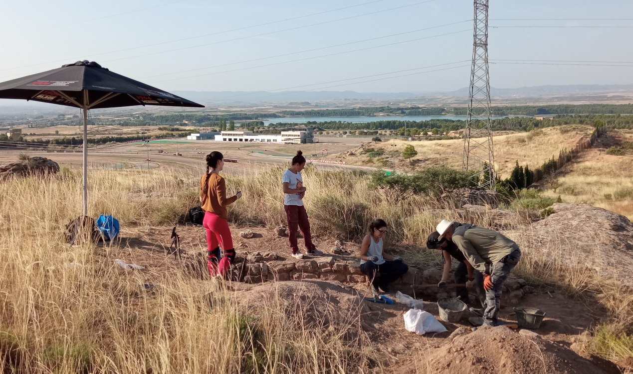 Trabajos de excavación en La Reala./ J.A.B.