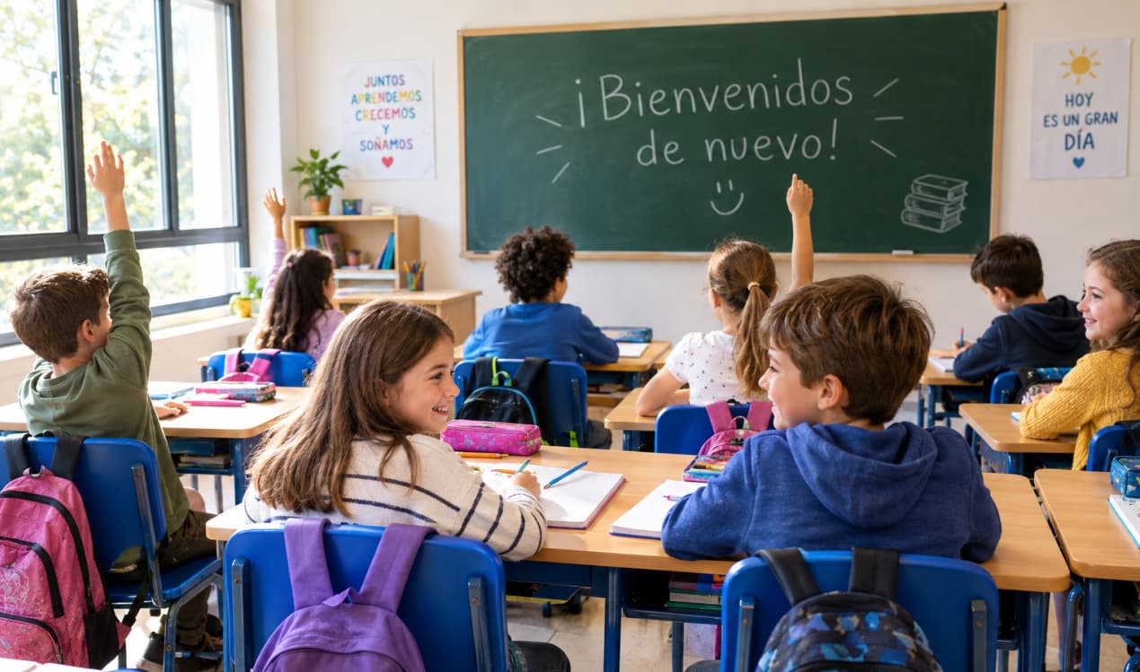 Vuelta al colegio./  IA perplexity